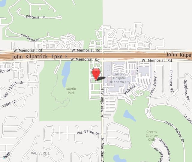 Location Map: 4514 W. Memorial Circle Oklahoma City, OK 73142